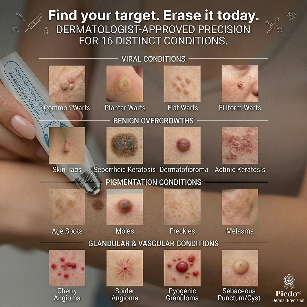 𝐏i𝐜𝐝o® 7-𝐷𝑎𝑦 𝗧𝐚𝐠 & 𝗦𝗽𝐨𝐭 𝐄𝐫𝒂𝒔𝒆𝒓(Zero Pain, Zero 𝐒𝐜𝐚𝒓𝒔 Rollerball)💪